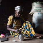 A widow accused of being a witch living in exile in a witch camp in Ghana.