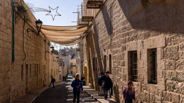 Bethlehem is usually bustling with tourists at Christmastime.