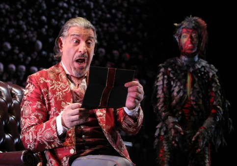 A scene from The Screwtape Letters, currently on national tour.