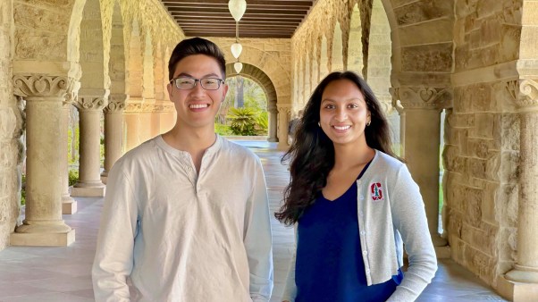 Hadassah Betapudi and Elijah Kim met at Stanford University.