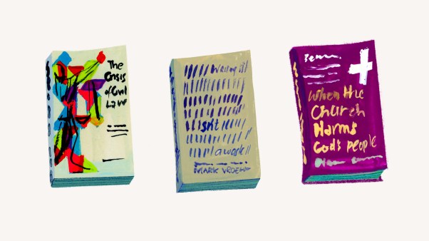 Illustrations of book covers.