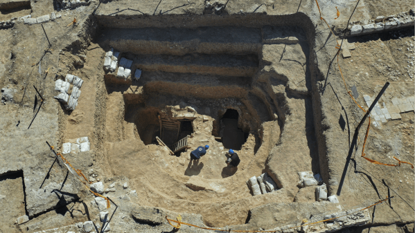 Excavation of a rural estate near Rahat, Israel.